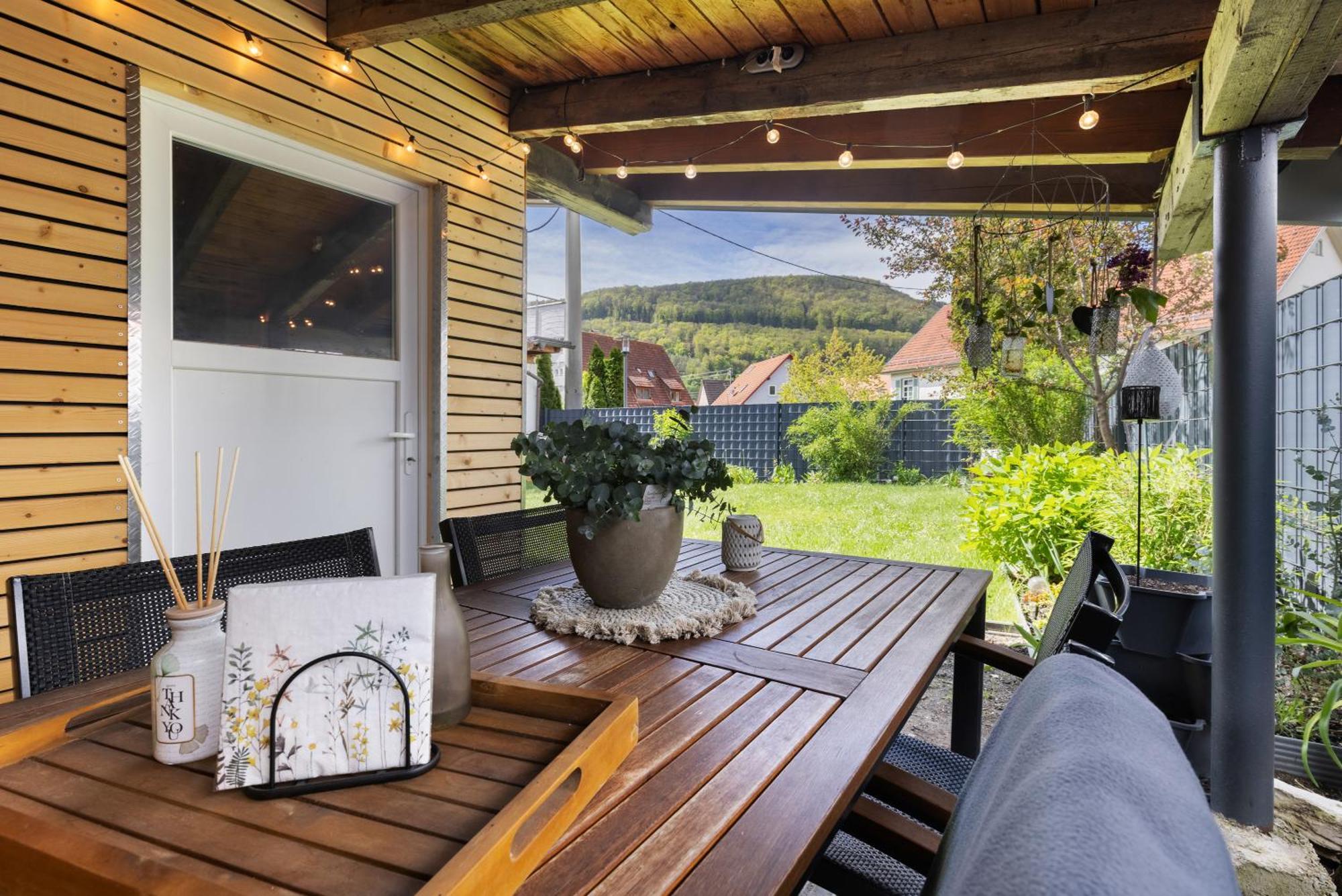 Ferienwohnung Mittenglueck Unterlenningen Buitenkant foto